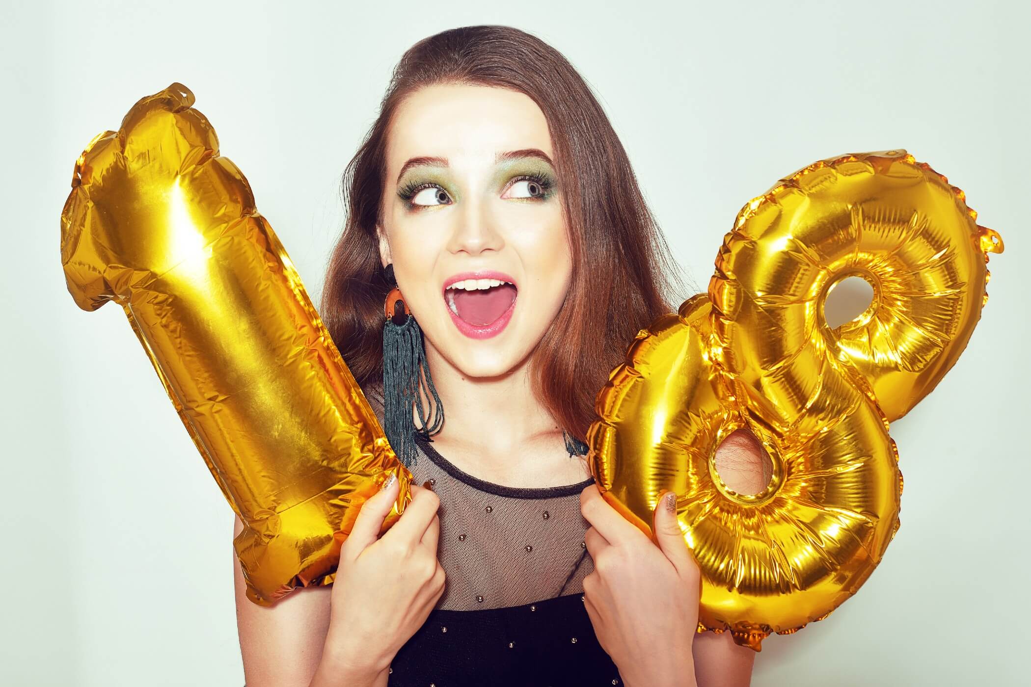 girl celebrating 18th birthday 1
