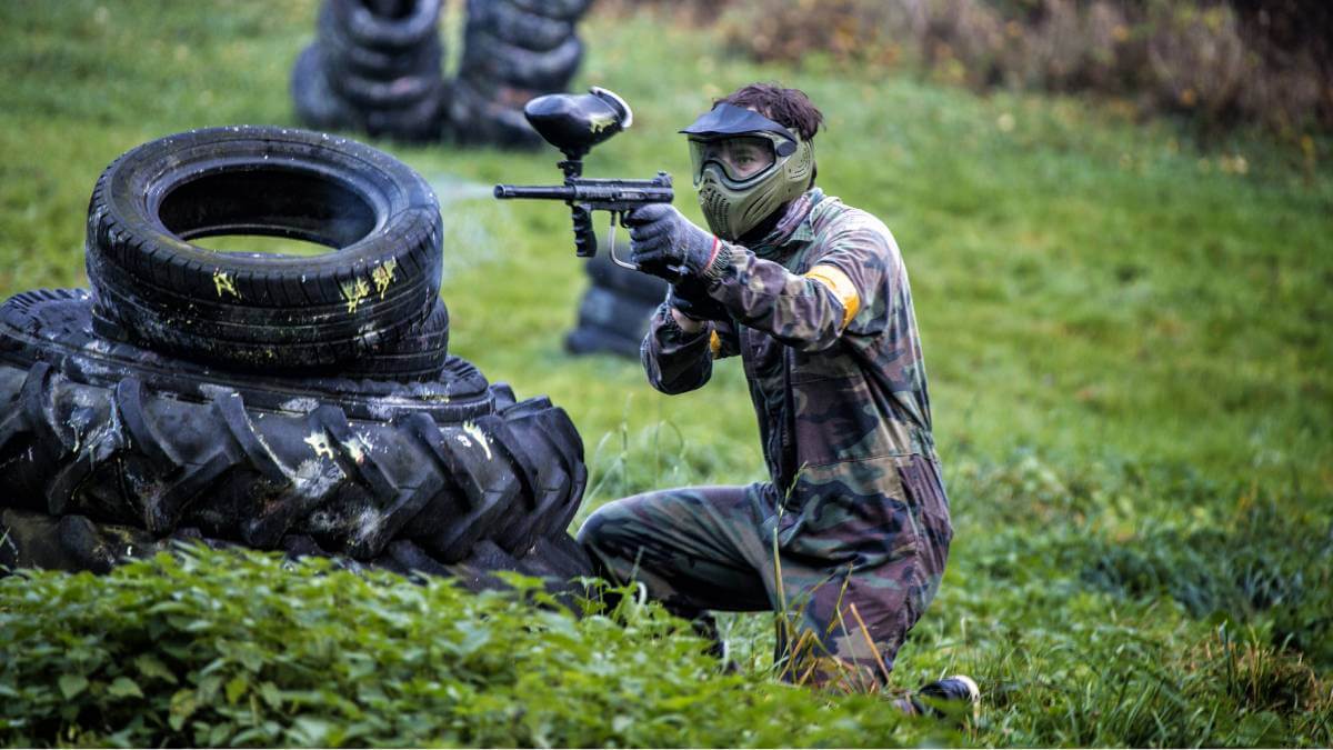 Paintballing