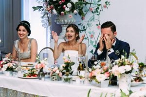 People at Wedding Table