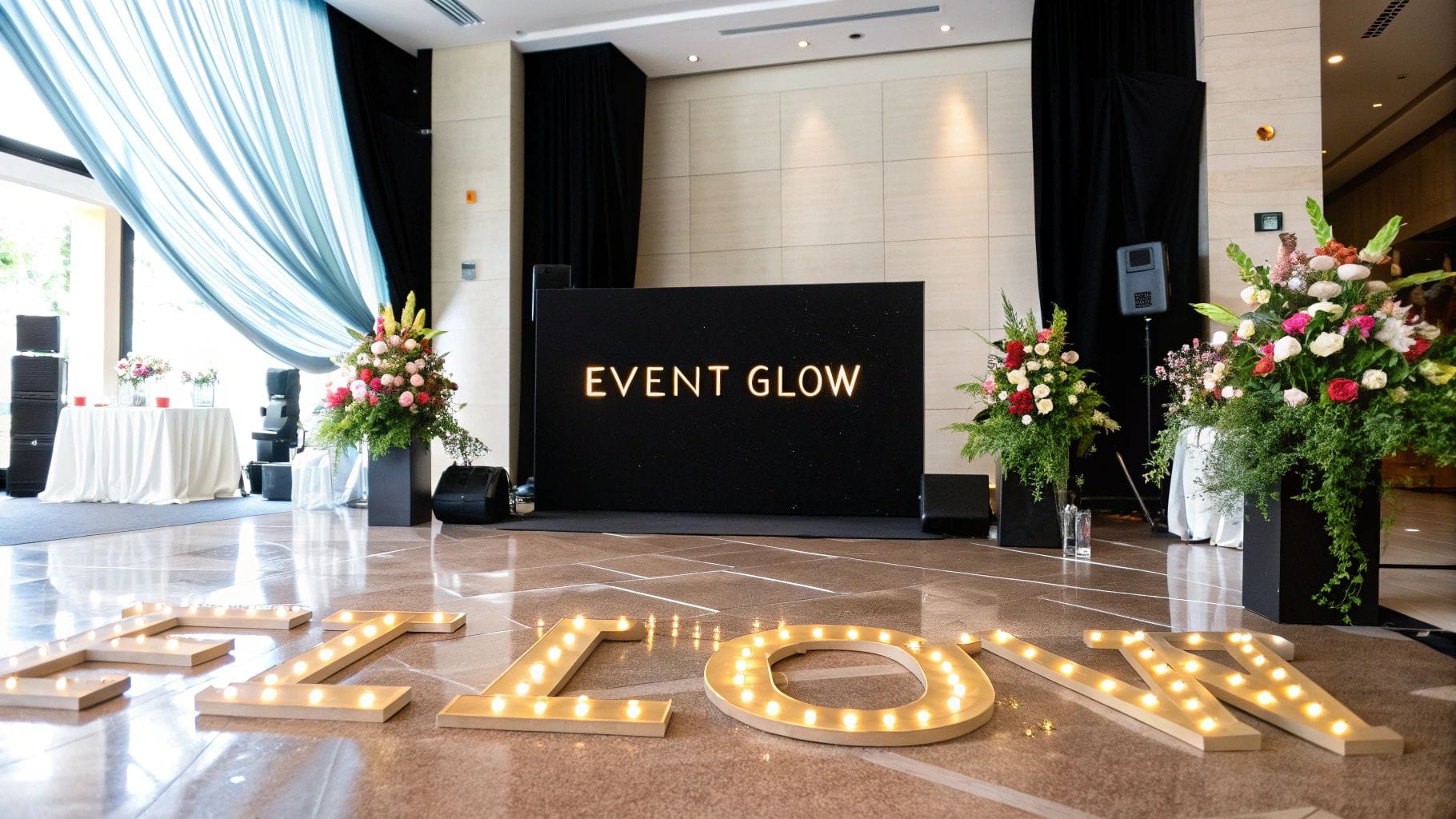 Led Lettering Event Create Stunning Events with LED Light Up Letters