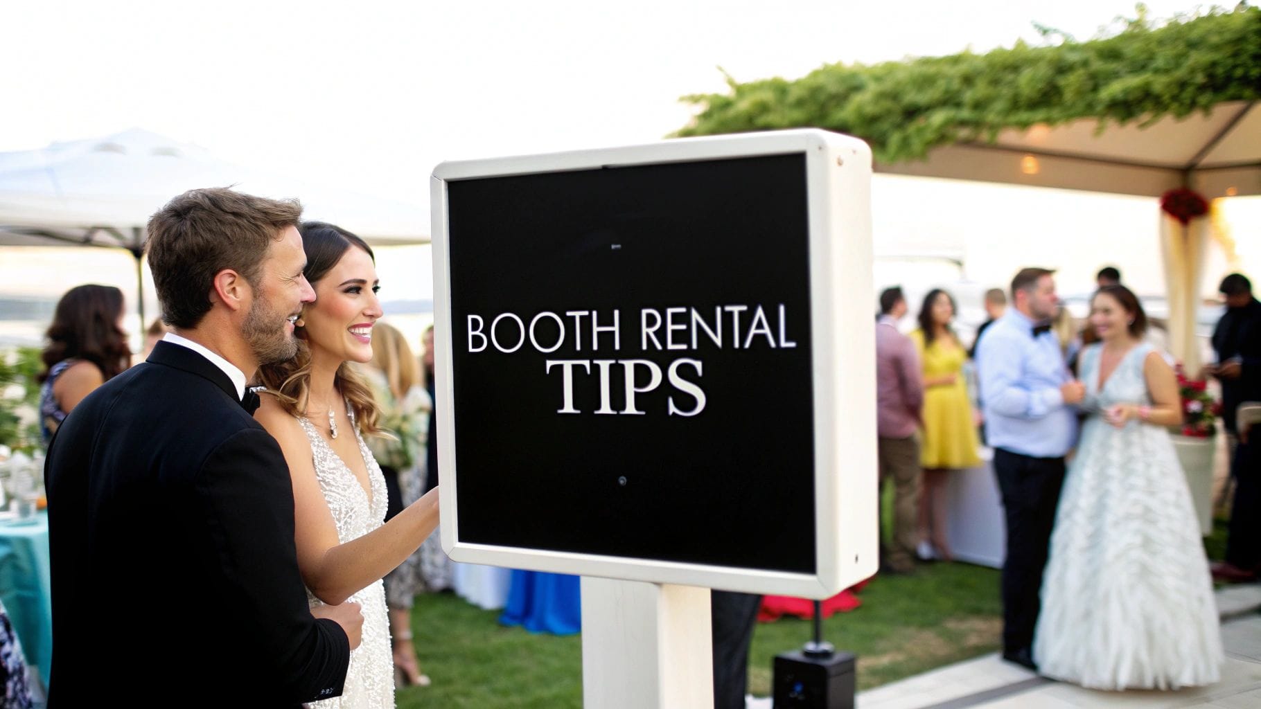 wedding photo booth rentals: expert tips for your big day